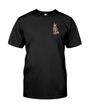 Husky Moms Back The Blue 2 Sides Classic T-Shirt front
