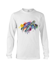 Turtle Watercolor Long Sleeve Tee tile
