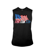 Camping American Flag Sleeveless Tee tile