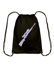 Hunters Back The Blue 2 Sides v2 Font Drawstring Bag tile