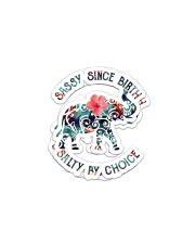 Elephant - Salty By Choice Sticker - 2 pack (Horizontal) front
