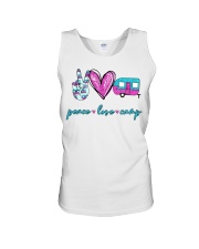 Peace Love Camping Classic T-Shirt Unisex Tank tile