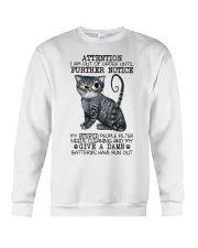 Attention I'M Out Of Order Crewneck Sweatshirt tile