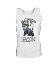 Attention I'M Out Of Order Unisex Tank tile