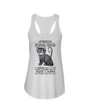 Attention I'M Out Of Order Ladies Flowy Tank tile