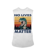 dinosaur no lives matter Sleeveless Tee tile