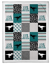 Live Love Dinosaur Small Fleece Blanket - 30" x 40" front