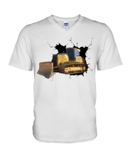 Dozer V4 Crack V-Neck T-Shirt tile