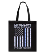 Mermaids Back The Blue 2 Sides Tote Bag tile