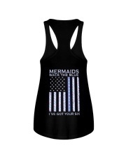 Mermaids Back The Blue 2 Sides Ladies Flowy Tank tile