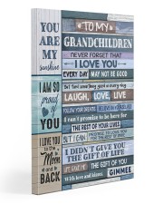 To my Grandchildren Canvas 20x30 Gallery Wrapped Canvas Prints front