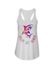 Shark Salty Lil' Beach Ladies Flowy Tank tile
