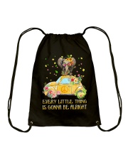 Every little thing is gonna Drawstring Bag tile