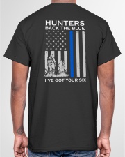 Hunters Back The Blue Classic T-Shirt garment-tshirt-unisex-back-04