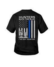 Hunters Back The Blue Youth T-Shirt tile