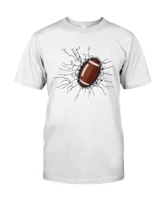 American football cracked Classic T-Shirt tile