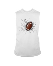 American football cracked Sleeveless Tee tile