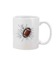 American football cracked Mug tile