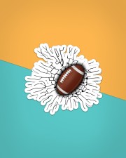 American football cracked Sticker - 2 pack (Horizontal) aos-sticker-2-pack-horizontal-lifestyle-front-02