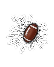 American football cracked Sticker tile