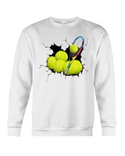 Tennis Crack Sticker Crewneck Sweatshirt tile