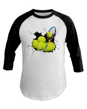 Tennis Crack Sticker Baseball Tee tile