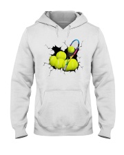 Tennis Crack Sticker Hooded Sweatshirt tile