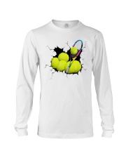 Tennis Crack Sticker Long Sleeve Tee tile