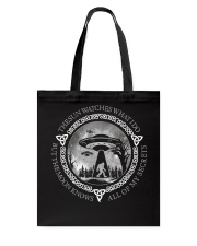 Bigfoot Fishing The Sun Watches What I Do 2 Sides Tote Bag tile