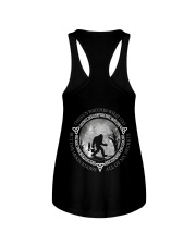 Bigfoot Fishing The Sun Watches What I Do 2 Sides Ladies Flowy Tank tile