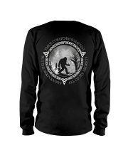 Bigfoot Fishing The Sun Watches What I Do 2 Sides Long Sleeve Tee tile