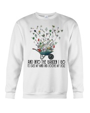 and into the garden i go to soothe my sole Crewneck Sweatshirt tile