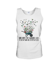 and into the garden i go to soothe my sole Unisex Tank tile