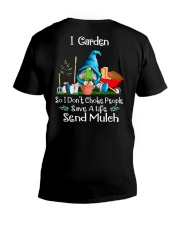Garden So I Don T Choke People Save A Life Back V-Neck T-Shirt tile
