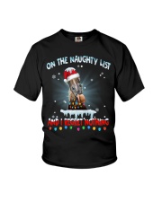 Horse On The Naughty List Regret Nothing Youth T-Shirt tile