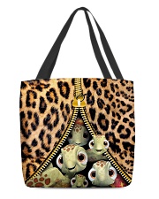 Turtle Leopard All-over Tote front
