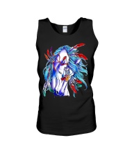 Horse Girl Unique Horse' Head Unisex Tank tile