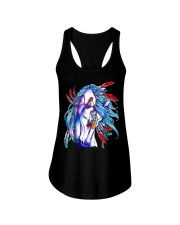 Horse Girl Unique Horse' Head Ladies Flowy Tank tile