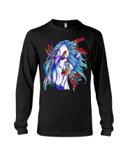 Horse Girl Unique Horse' Head Long Sleeve Tee tile