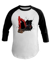 KUBOTA KX91 excavator Crack Baseball Tee tile