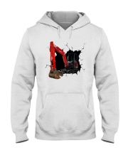 KUBOTA KX91 excavator Crack Hooded Sweatshirt tile