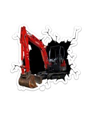 KUBOTA KX91 excavator Crack Sticker tile