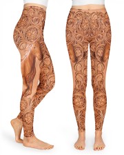 Horse Leather Legging High Waist Leggings front