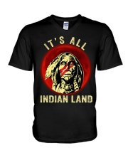 Native American Indian V-Neck T-Shirt tile