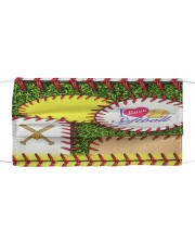 I Love Softball Mask tile