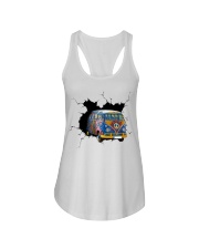 Hippie Car Crack Ladies Flowy Tank tile