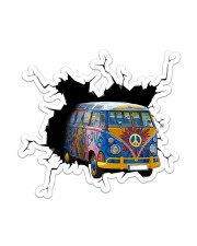 Hippie Car Crack Sticker tile