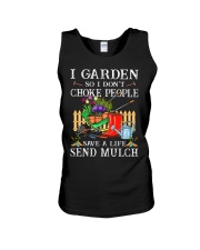 I Garden So I Dont Choke People Fb Ladies T-Shirt Unisex Tank tile