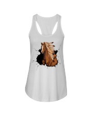 Native Horse Crack Ladies Flowy Tank tile
