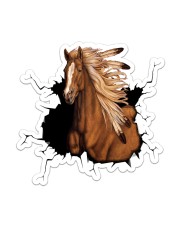 Native Horse Crack Sticker - Single (Vertical) front